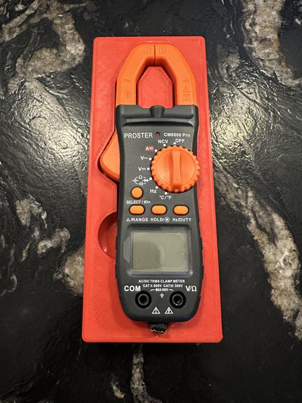 Gridfinity holder for Proster multimeter