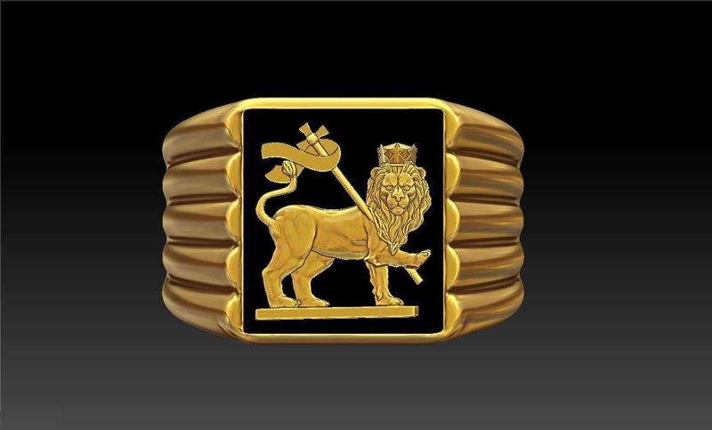 Lion Flag Ring