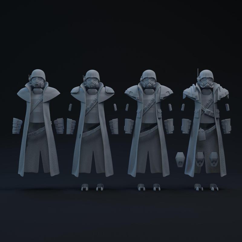 FNV NCR Ranger One-Twelfth Scale Kit 3D Print Files