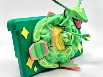Rayquaza Pokemon Emerald Game Boy Cartridge