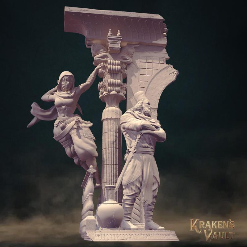 Persian Assassin Statuette