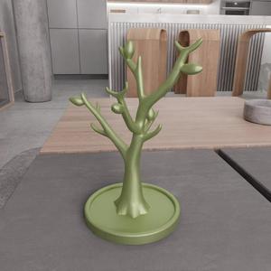3D Tree Jewelry Stand and Gift for Girlfriend with Stl File & 3D Printing, Necklace Stand, Earring Stand, Ring Stand, Jewelry Organizer