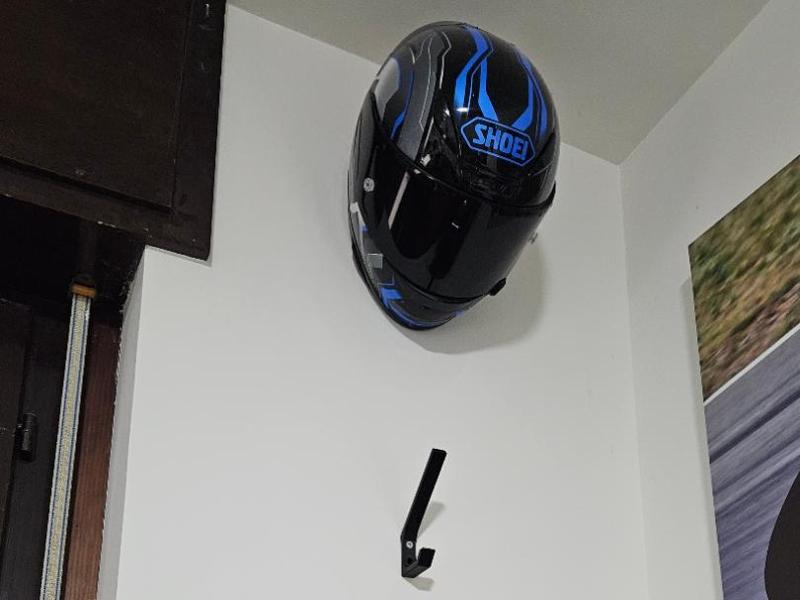 Motorcycle Helmet holder wall mount