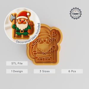 Fantasy Dwarf Shape Cutter & Stamp Set, Perfect for Cookies & Fondant, Includes 3 Sizes, 6 Pieces PRODUCT_1030