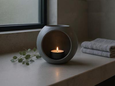 Modern Ball (LED) Tealight Holder