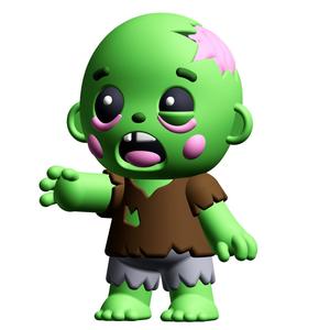 Cute Cryptid Littlest Zombie 3D Printable Figure – Undead Monster STL