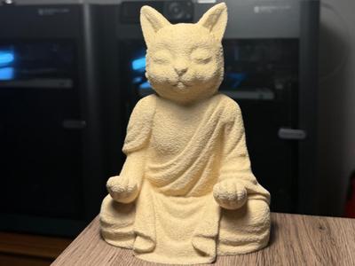 Fuzzy Kitten Monk - Paws of Peace