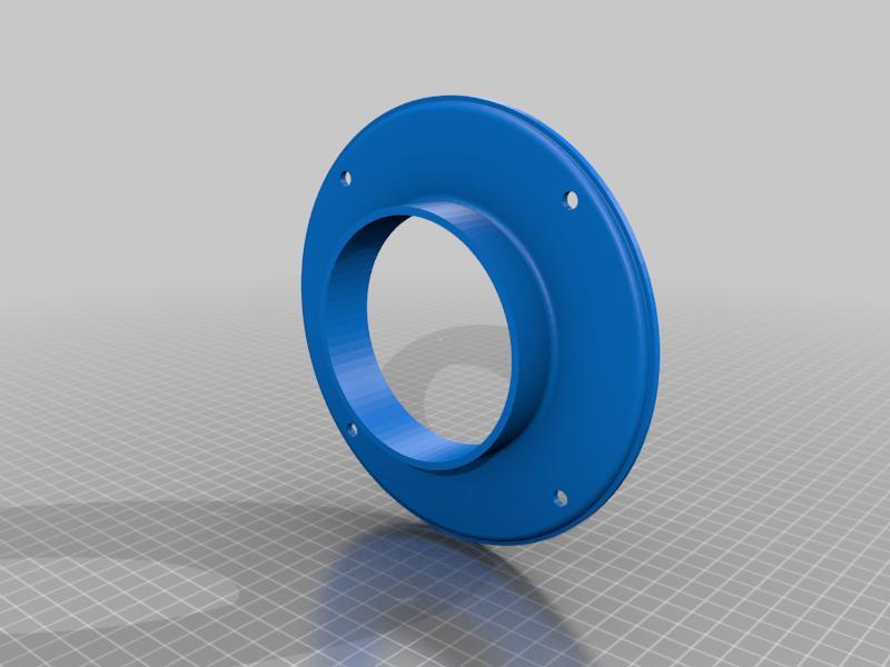 Airbrush spray booth adapter for standard 90mm drain pipe