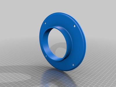 Airbrush spray booth adapter for standard 90mm drain pipe