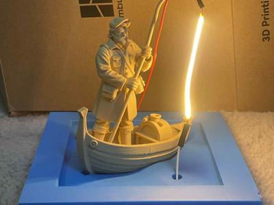 Fisherman Relaxing Lighting Decor
