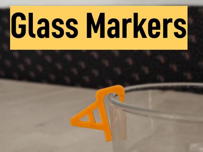 Personalized 3D Drink Markers – A to Z 