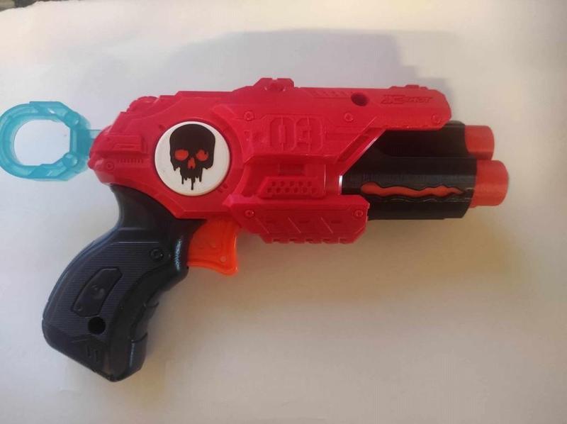 X-Shot Excel - MK 3 Revolver Barrel mod whit skull
