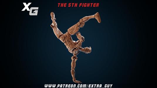 Capoeira Guy Printable 170 mm
