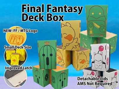 Final Fantasy themed Deck Boxes for MTG