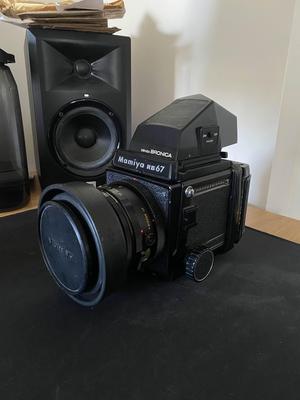 Mamiya RB67 chimney finder adapter for Bronica SQ-A Prism finder
