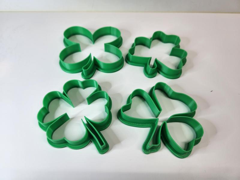 Shamrock Cookie Cutters - Set of 4
