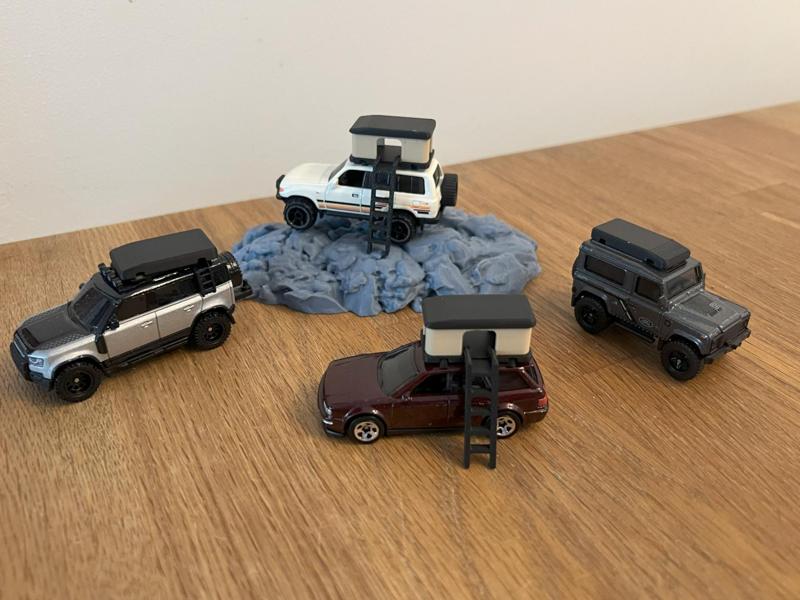 roof tent 1/64 hotwheels matchbox majorette siku