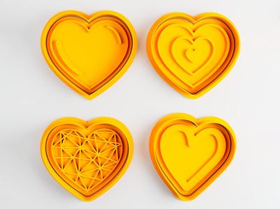 Hearts Clay - Cookie Cutter