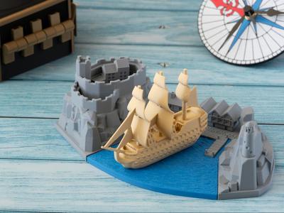Caribbean Benchy display