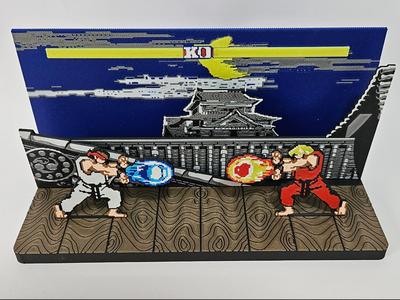 Diorama Street Fighter2 (Ryu Stage)