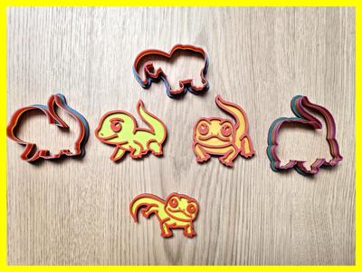 Gecko Cutter Playdoh Stamp Cookie