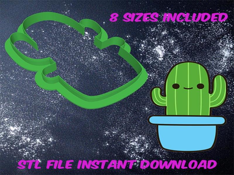 Cactus cookie cutter