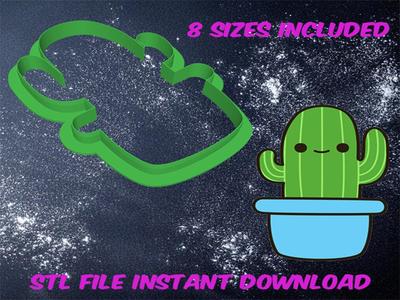 Cactus cookie cutter