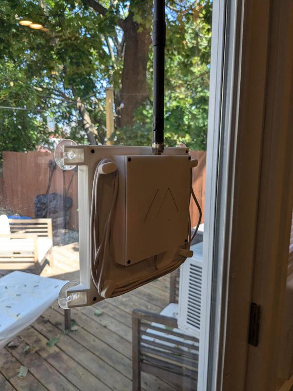 RAK Wisblock Meshtastic Solar Window Mount