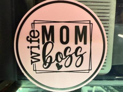 WIFE - MOM - BOSS COASTER