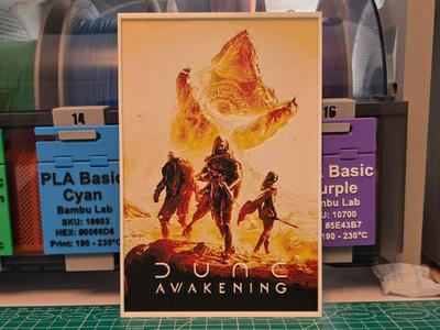 Dune: Awakening Game Poster - Hueforge Art