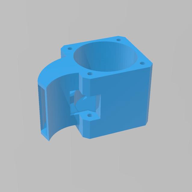 Createbot MAX Extruder Fan Duct