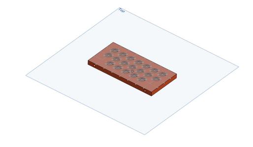 19-Well top plate
