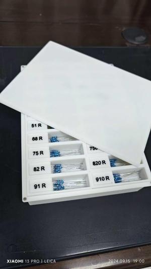 Color ring resistance organizer