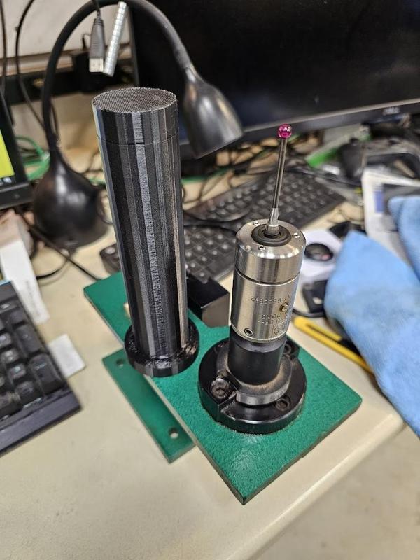 Centroid DP4 CNC Touch Probe mounted in a NMTB30 tool holder - protection sleeve/cover