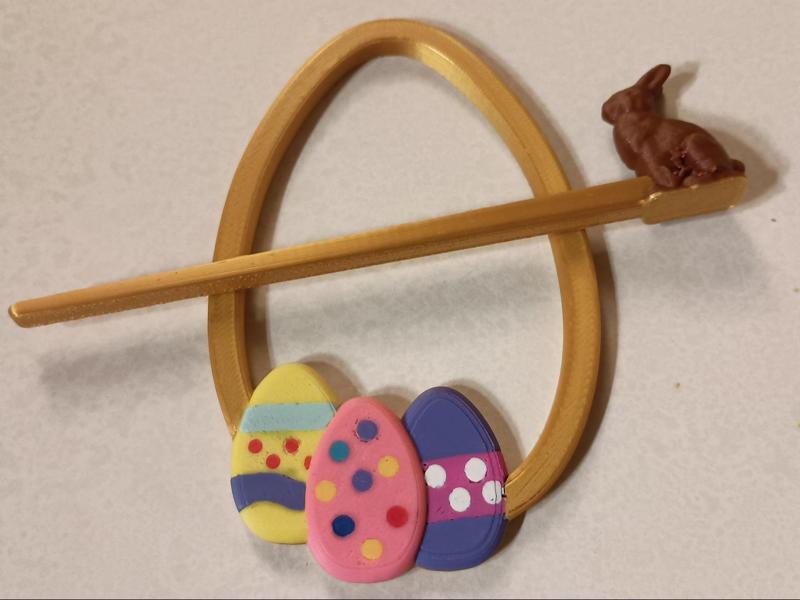 Easter Hair Pin 