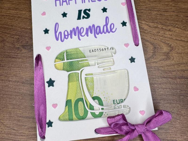 KitchenAid money gift - a fun gift idea