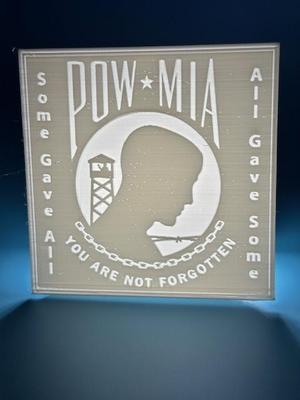 POWMIA Lithophane