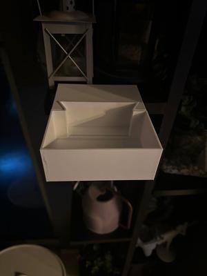 Practical Storage Box – Mountable with 2 Screws on Tables and Shelves