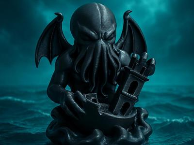 Cthulhu Rises with a Shattered Benchy