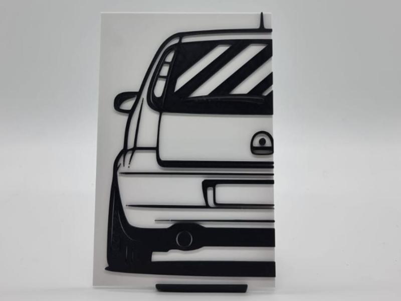 2D Wall Art Opel Corsa C