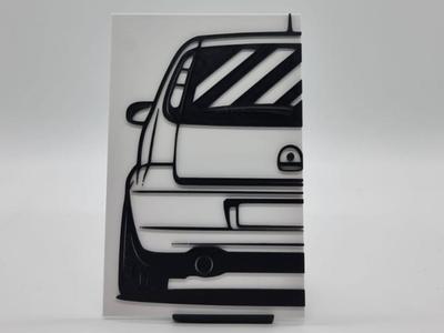 2D Wall Art Opel Corsa C