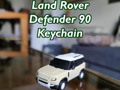 Land Rover Defender 90 Keychain (working wheels)