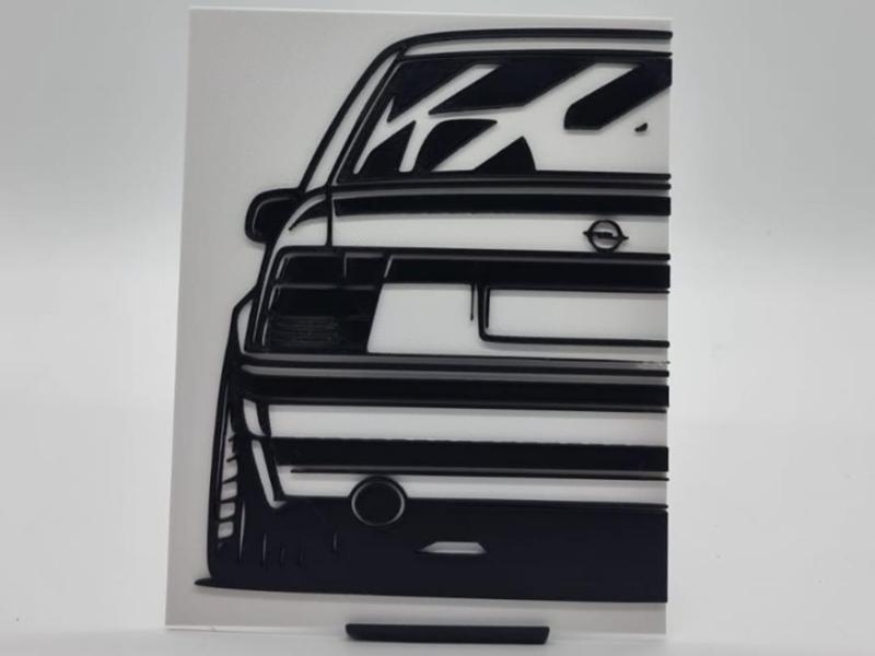 2D Wall Art Opel Vectra A 2000
