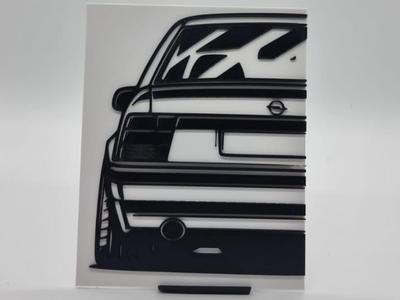 2D Wall Art Opel Vectra A 2000