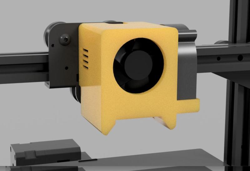 Replacement  Fan mount for Ender3 V2