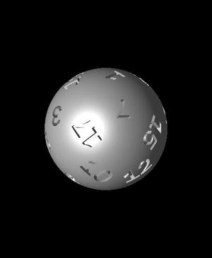 Spherical D20 - Large
