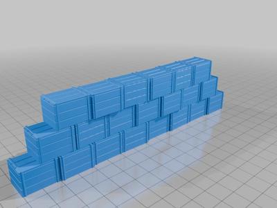 54mm Rorke's Drift/Zulu War Biscuit boxes/barrels/ammo box