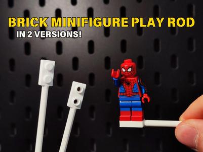 Brick Minifigure Play Rod - Puppet Stick!