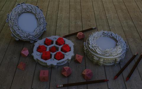 Christmas dice Holder