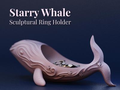 Starry Whale - Tabletop Jewelry Holder